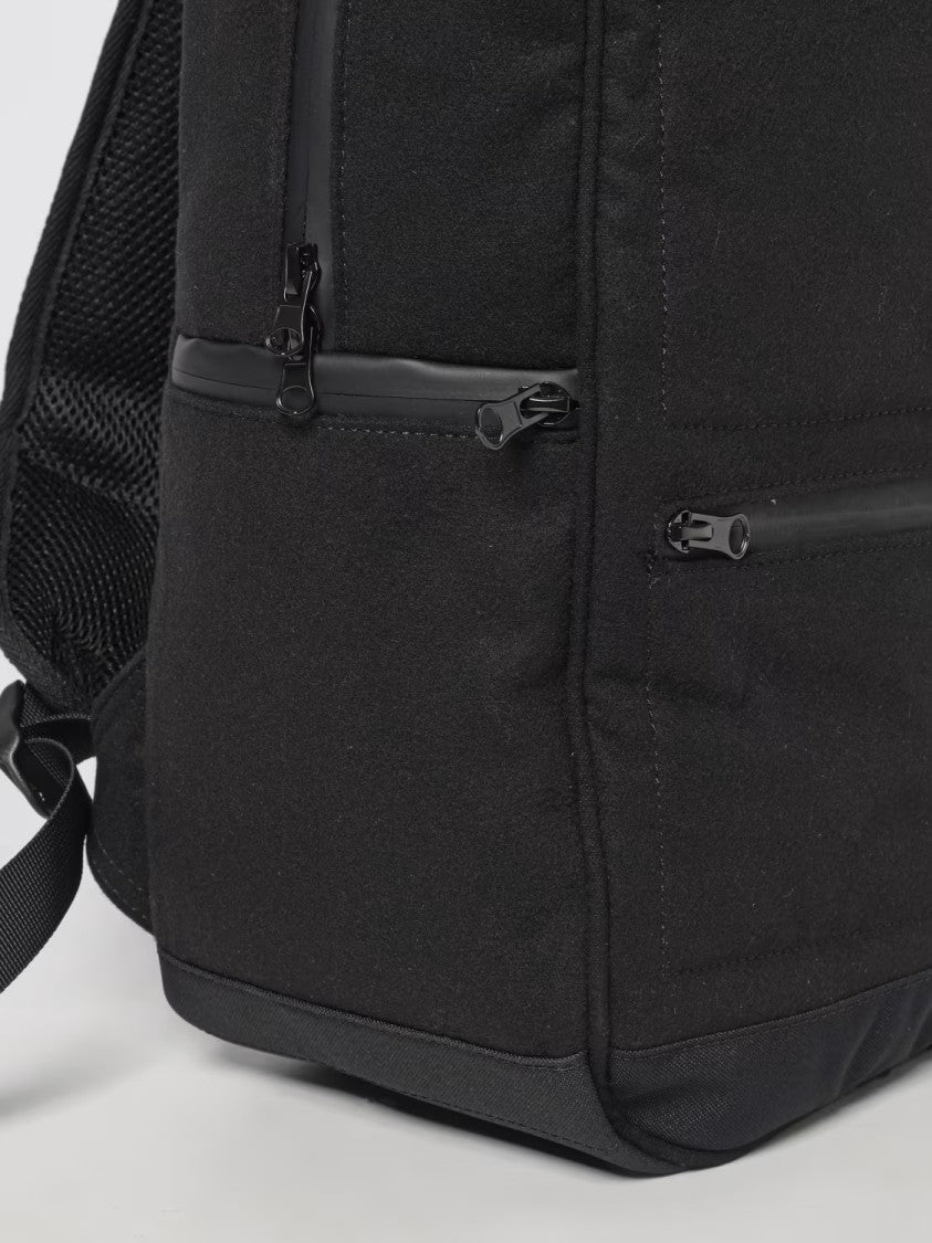 Mc2 Saint Barth Black Backpack With Multiple Compartments