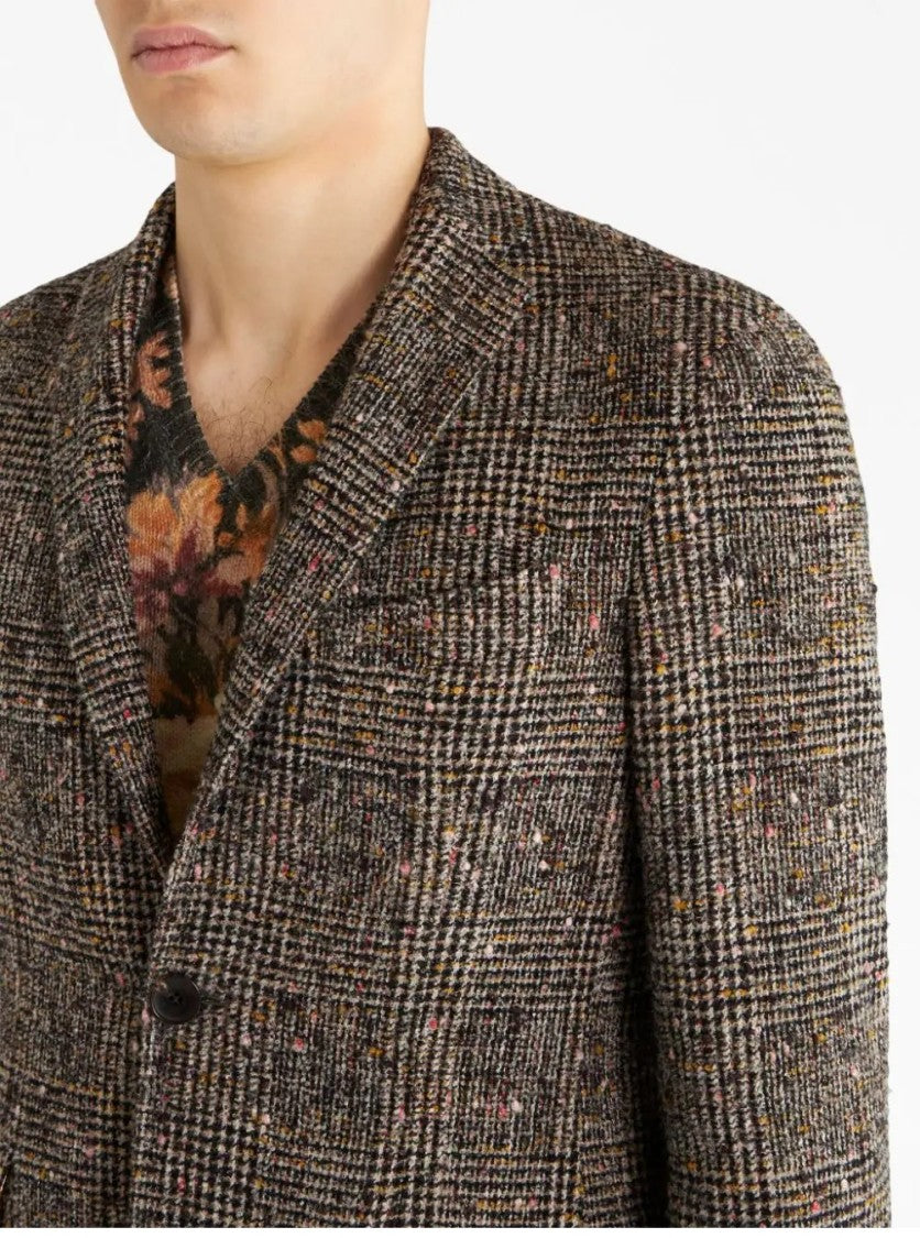 Etro Textured Checkered Roma Jacket
