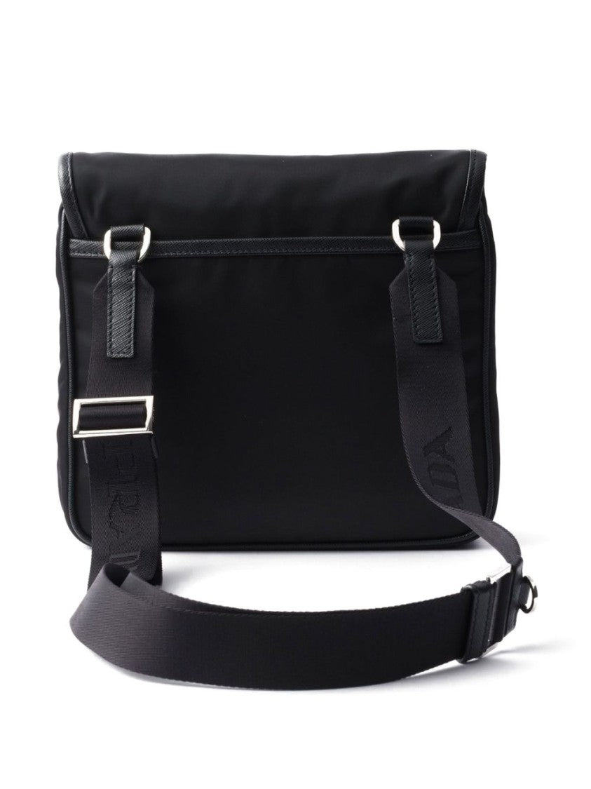 Prada Re-Nylon And Saffiano Leather Shoulder Bag