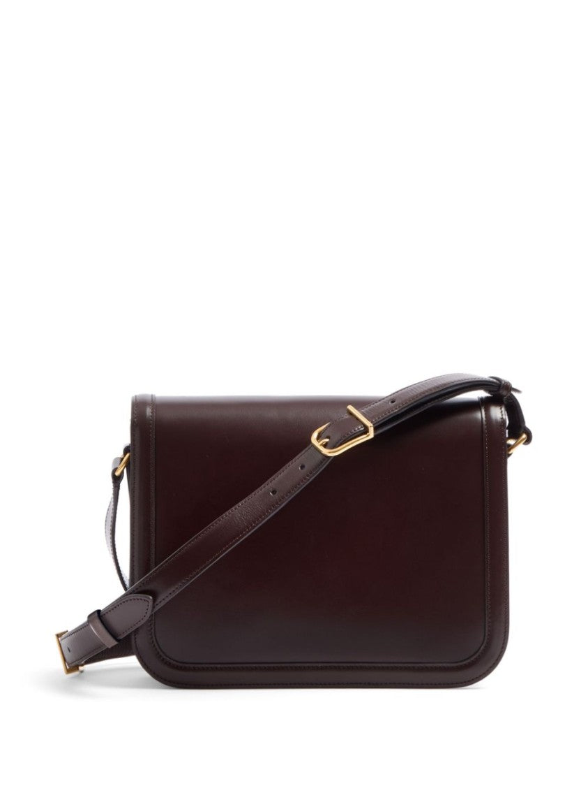 Valentino Brown Leather Shoulder Bag