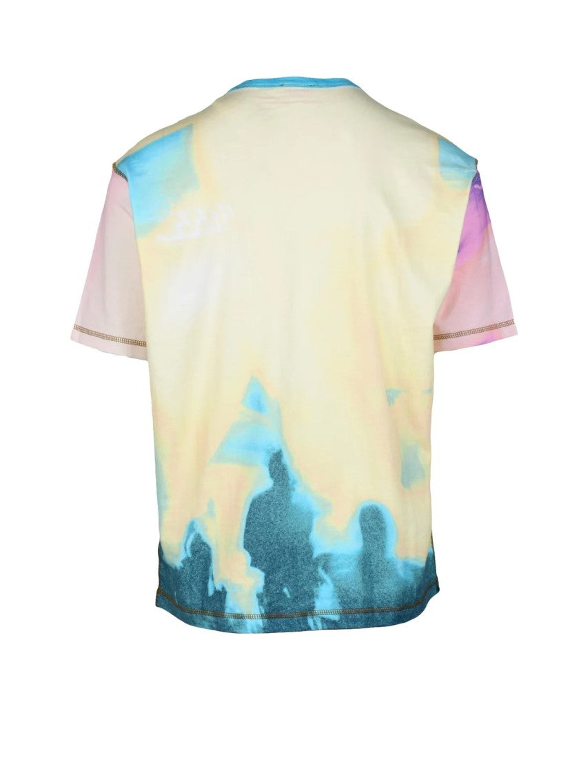 Diesel Gradient Pastel T-Shirt With Bold Logo