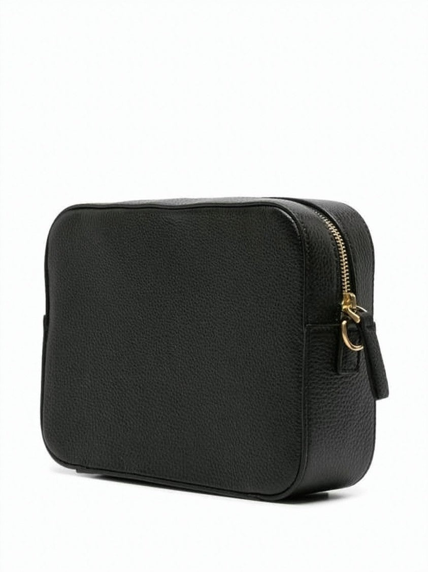Thom Browne Textured Cowhide Leather Shoulder Bag