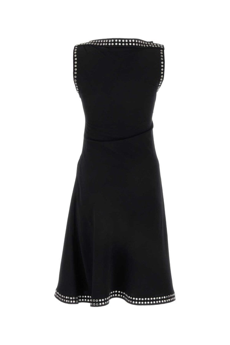 Burberry Black Satin Dress