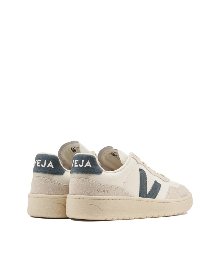 Veja Low-Top Sneakers With Organic Traced Leather And Suede Panels