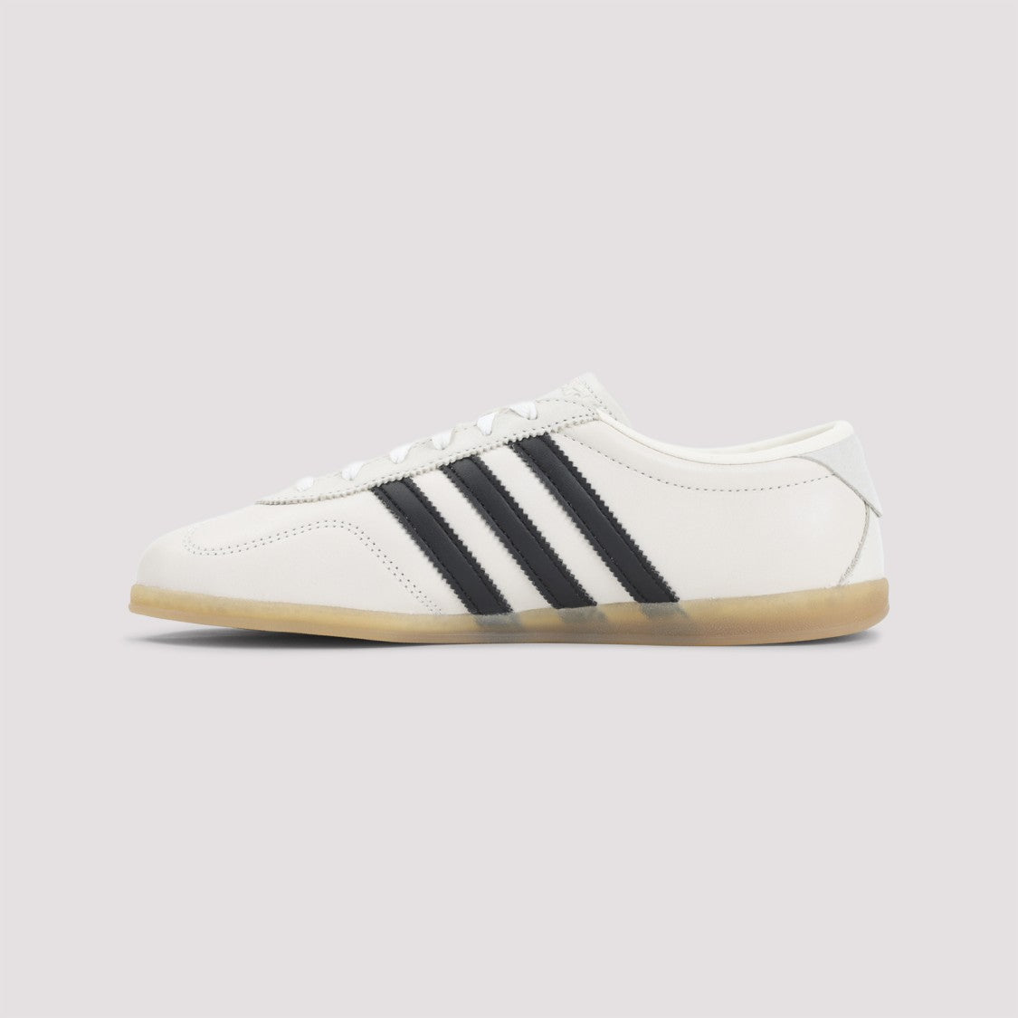 Adidas Minimalist Low-Top Leather Sneakers With Contrasting Stripes