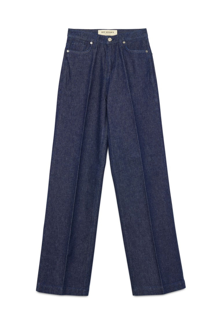 Roy Rogers High-Waisted Loose-Fit Jeans With Classic 5-Pocket Design