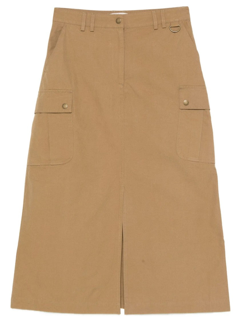 Barbour Gwen Knee-Length Cargo Skirt