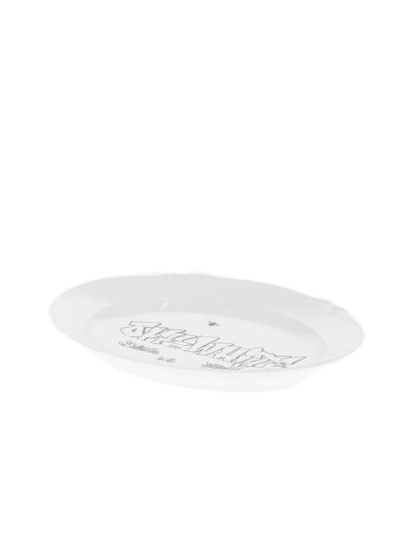 Off-White 735 Oval Tray Plate