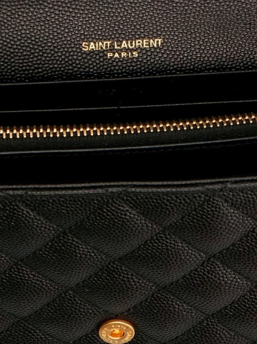 Saint Laurent Textured Cowhide Leather Crossbody Bag