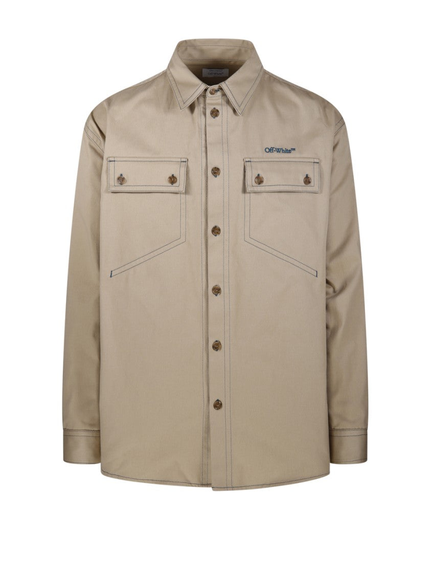 Off-White Stitch Cotgab Milit Overshirt