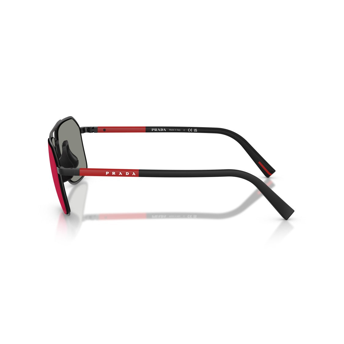 Prada Linea Rossa 0Ps B51s Double Bridge Metal Sunglasses