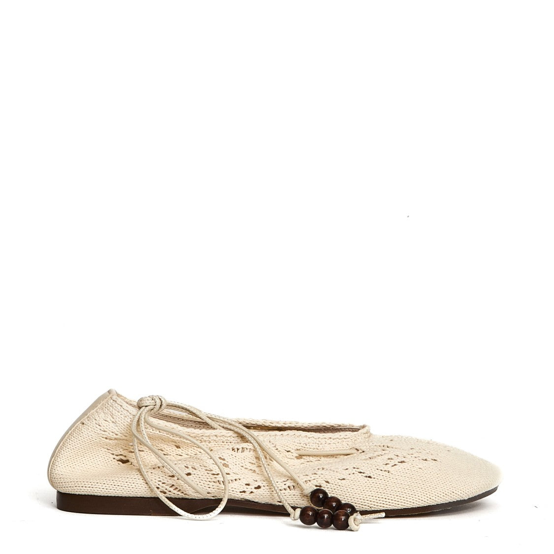 Alohas Rosemary Crochet Ballerinas With Woven Design