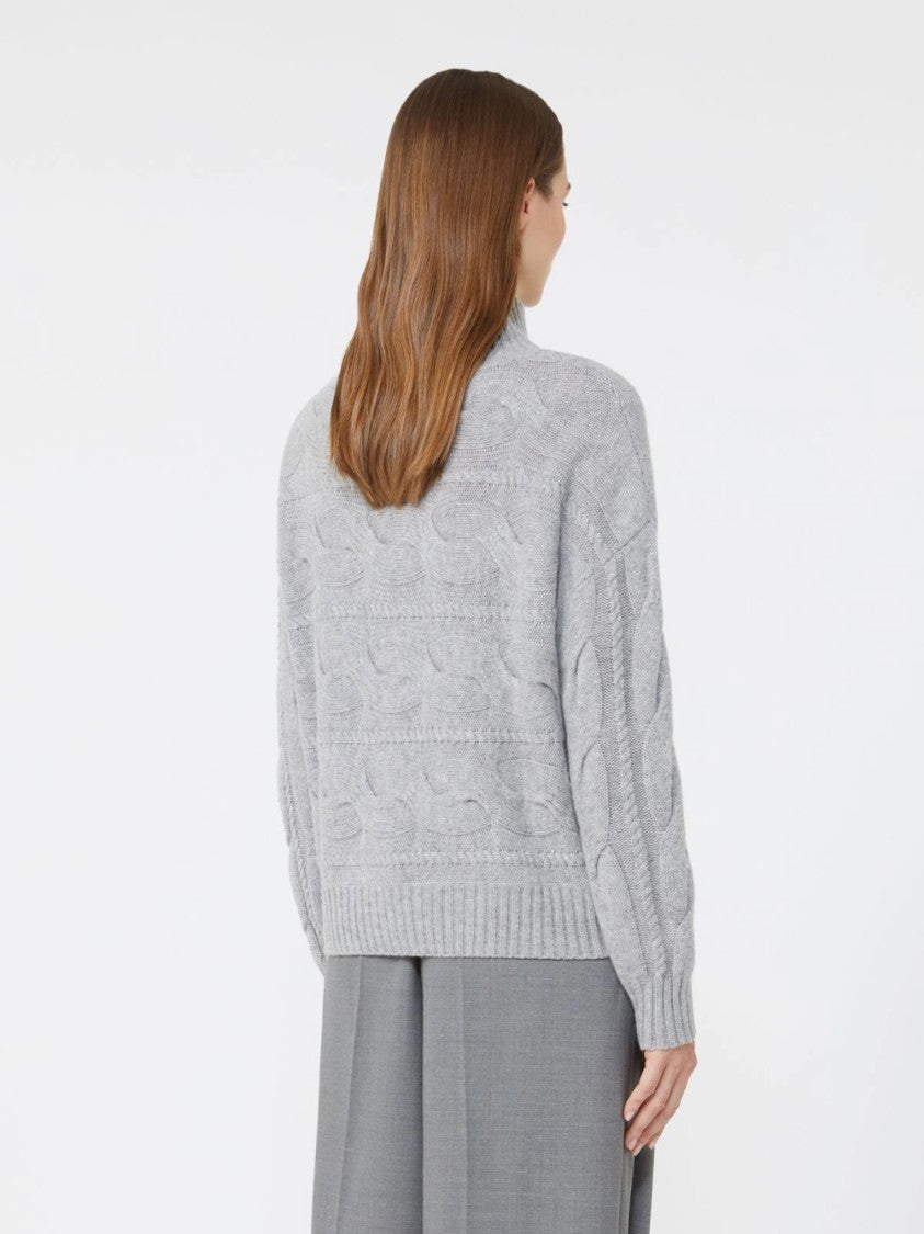 Max Mara Textured Cable Knit Sweater