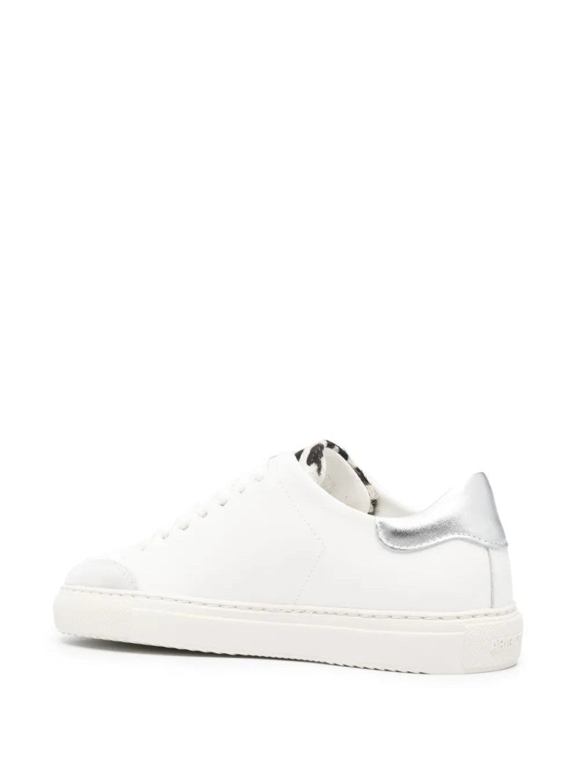 Axel Arigato White/Silver-Tone Clean 90 Triple Lace-Up Trainers