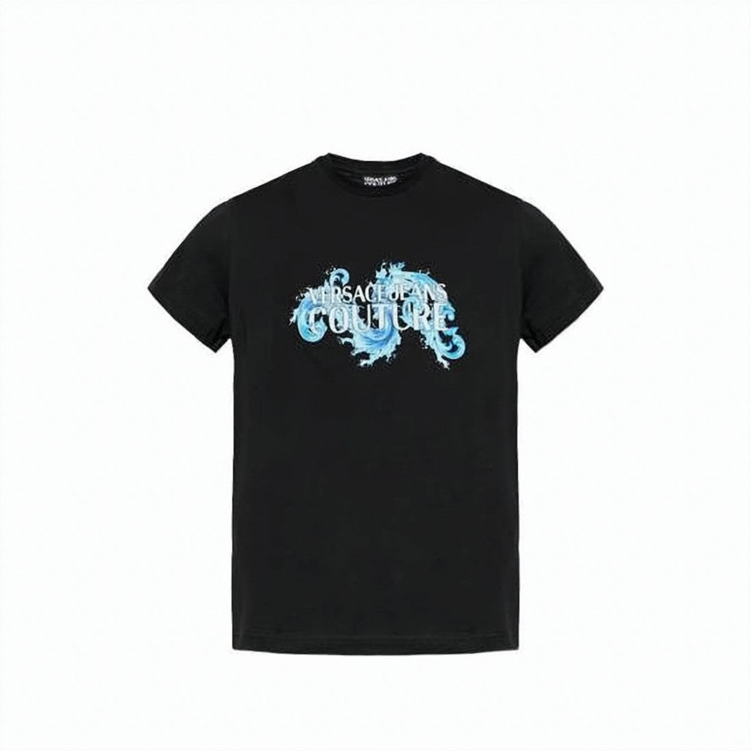 Versace Short-Sleeve T-Shirt With Bold Graphic Print