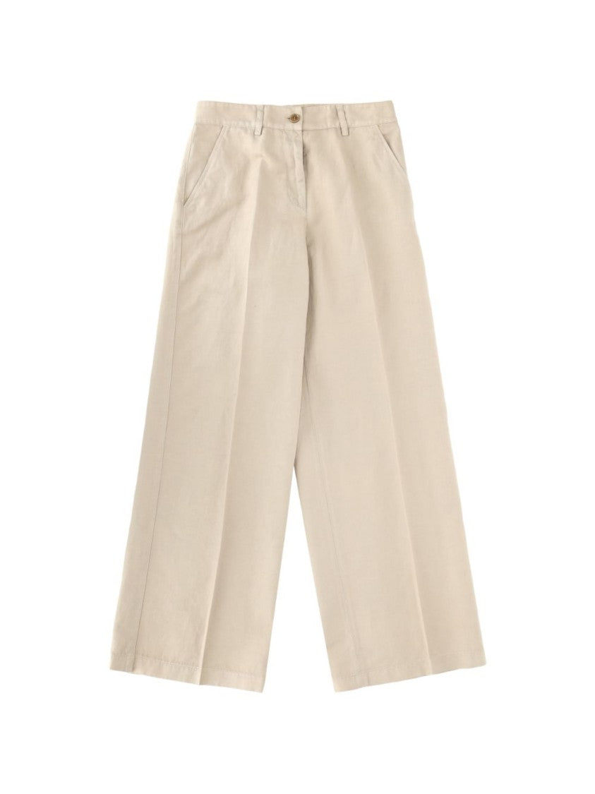 Aspesi Cropped Wide-Leg Trousers
