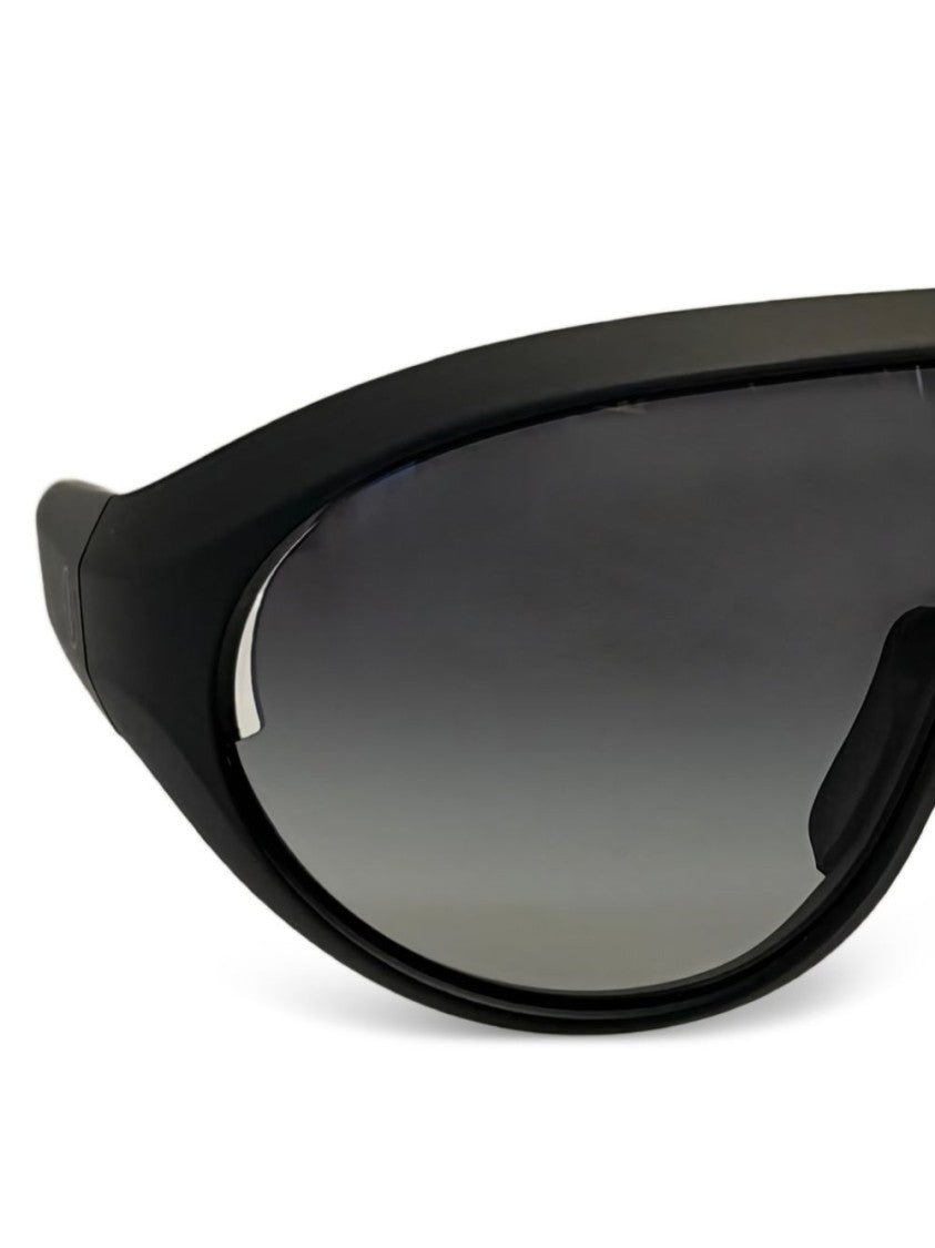 Rick Owens X Moncler Shield-Frame Sunglasses With Logo Detail