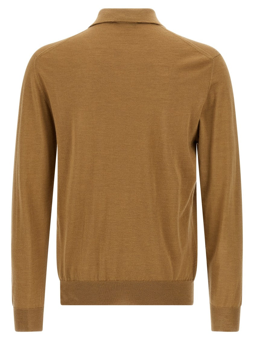 Zanone Virgin Wool Polo Shirt