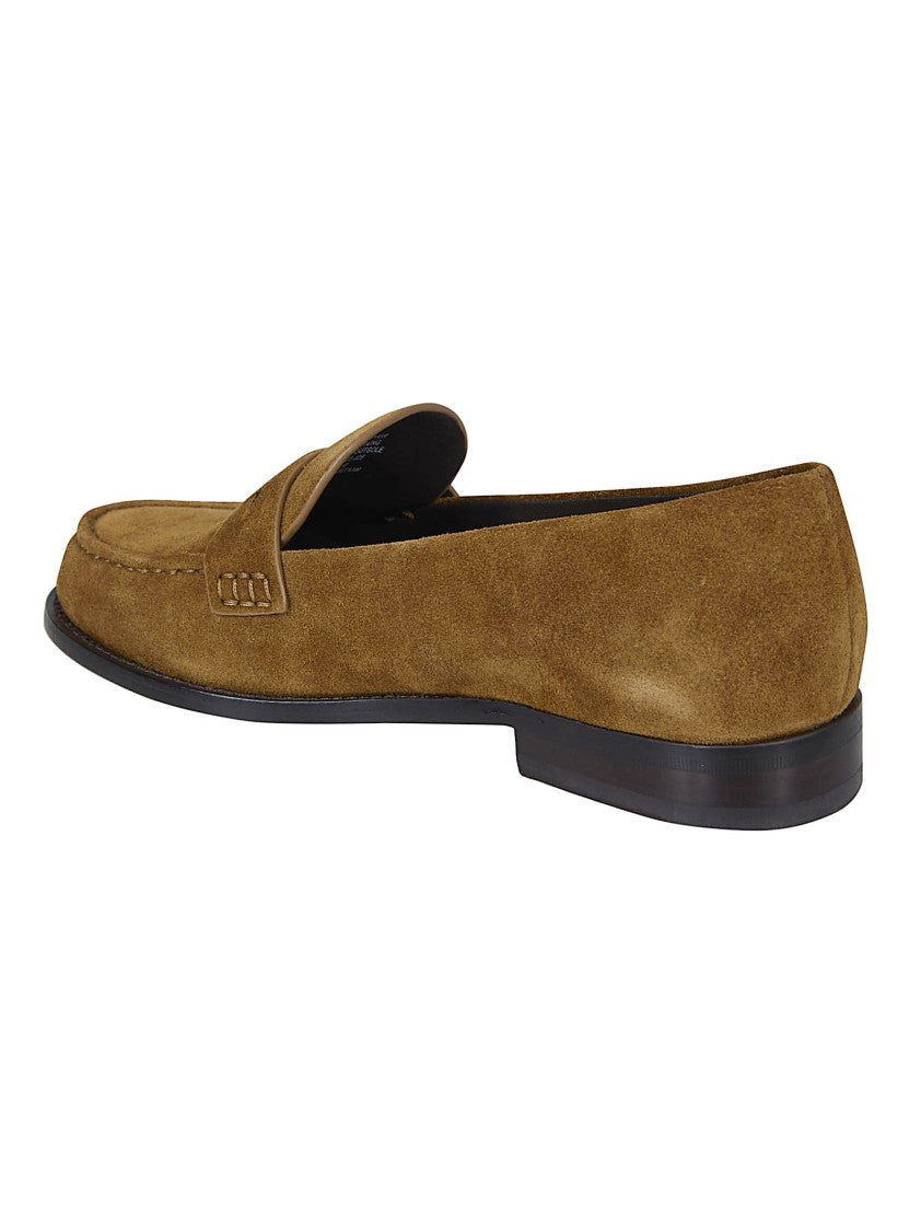 Tory Burch Suede Moccasin-Style Flat Shoes