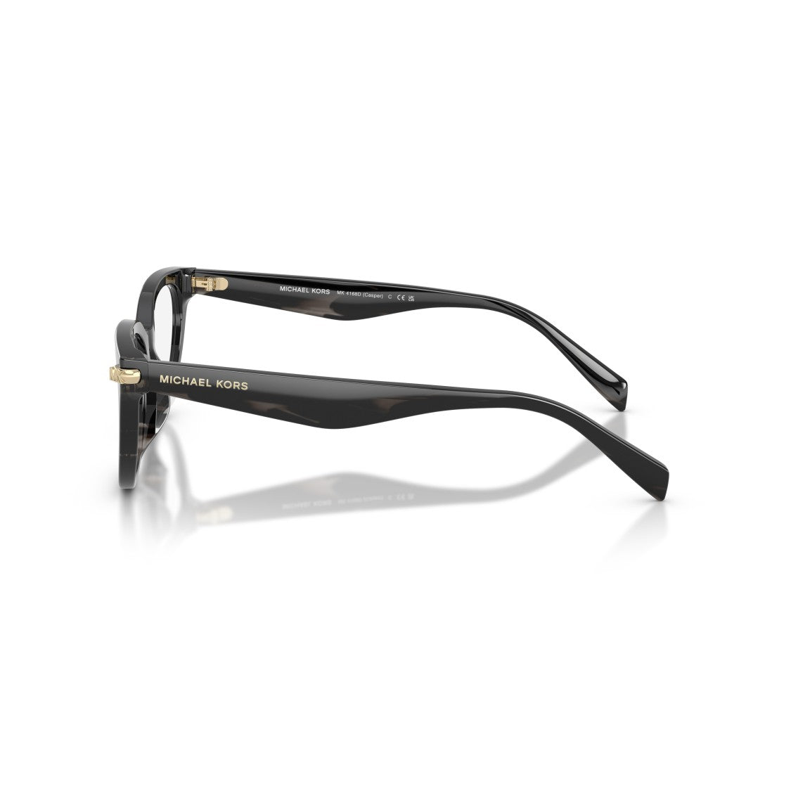 Michael Kors 0Mk4168d Classic Rounded Frame Eyeglasses With Gold-Tone Accents