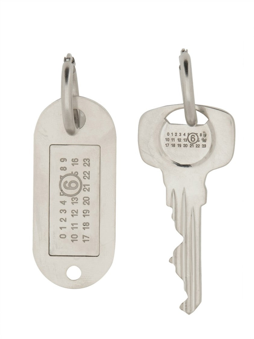 Mm6 By Maison Margiela "Key" Earrings