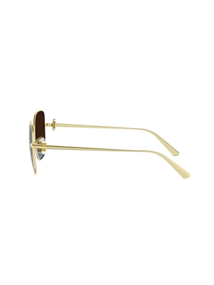 Dior Tribales S1u Rectangular Gold Sunglasses