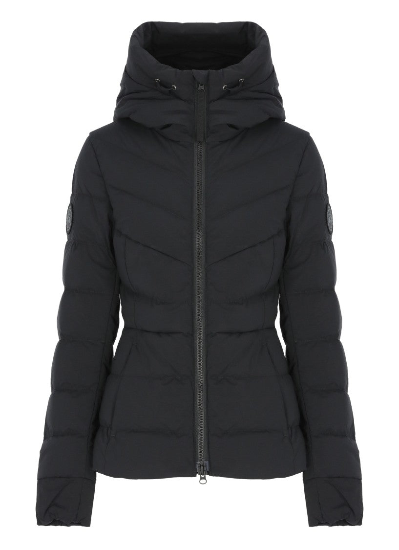 Canada Goose Short Padded Jacket With High Neck And Quilted Design