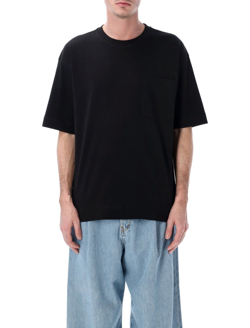 Dries Van Noten Structured Heavyweight Cotton Pocket T-Shirt