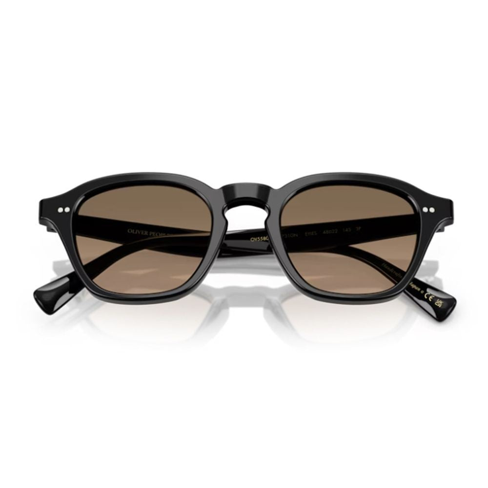 Oliver Peoples Ov5580su - Eyles Angular Black Acetate Sunglasses