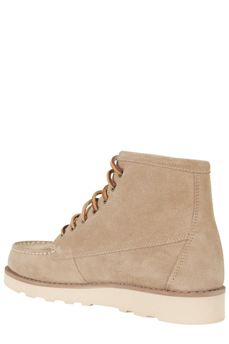Sebago Camel Beige Tala Mid Navajo Suede Moccasin Boots