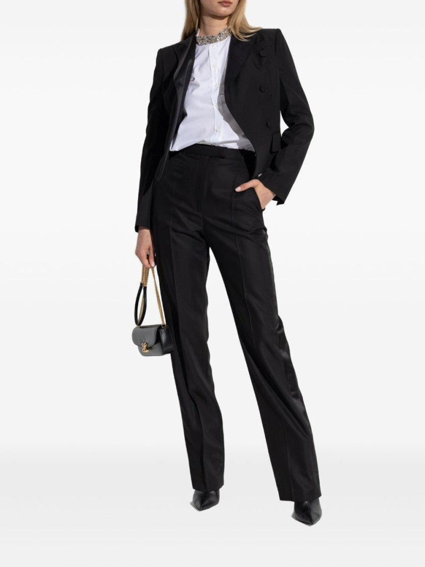 Alexander Mcqueen Structured White Button-Down Shirt