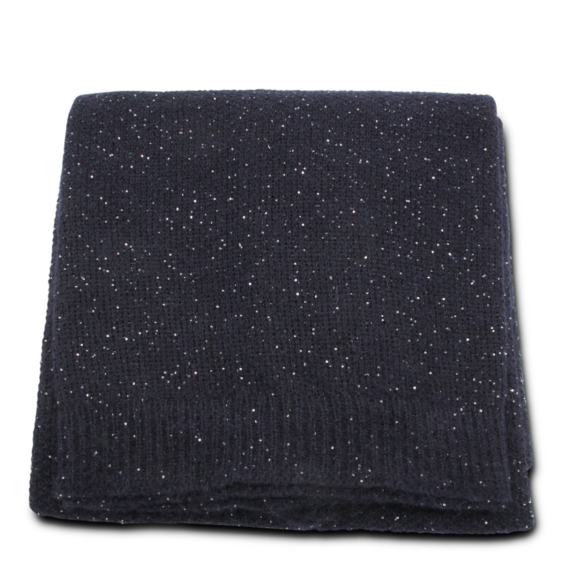 Fabiana Filippi Navy Sparkling Scarf