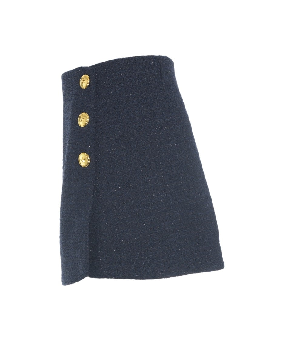 Pinko Bouclé Mini Skirt