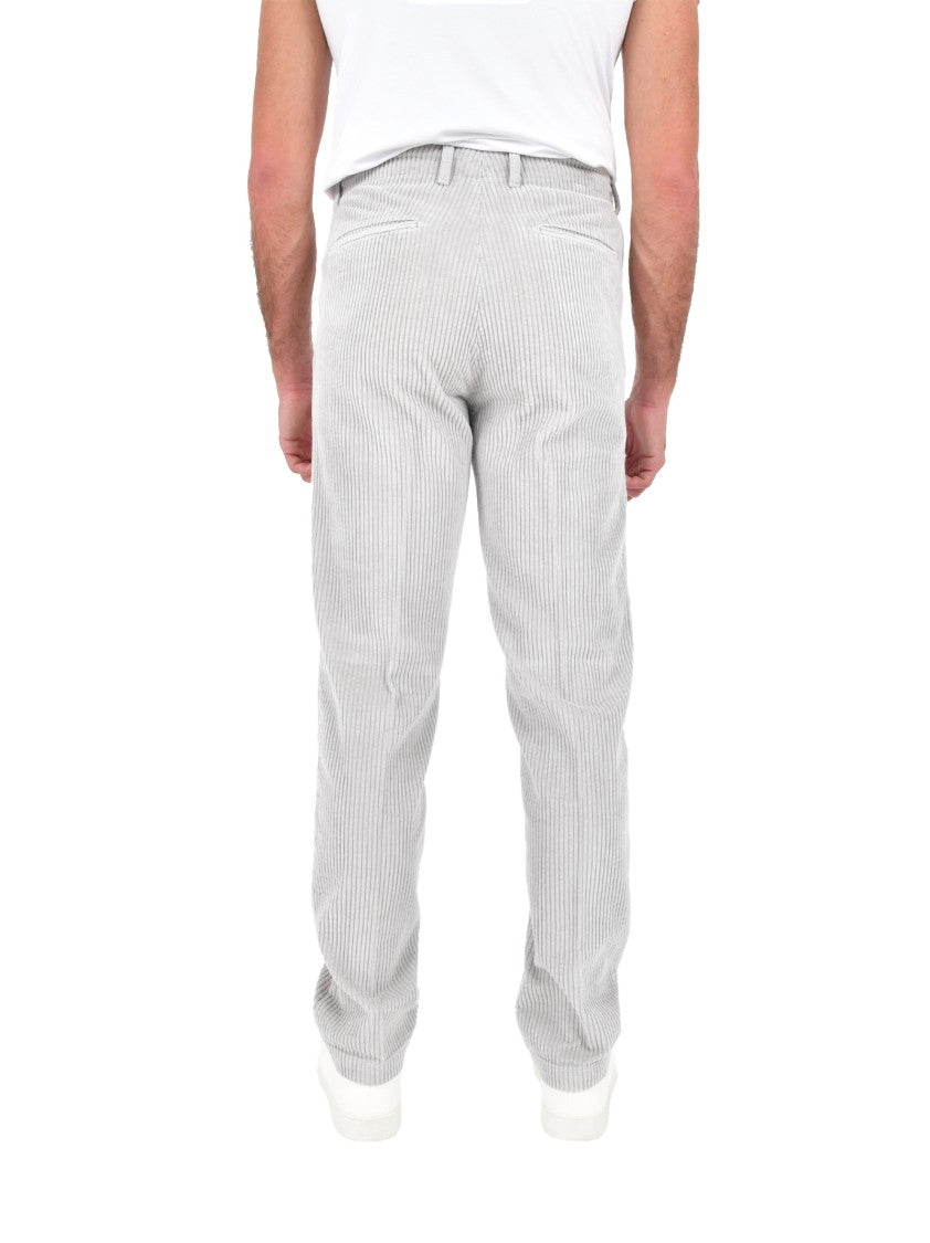 Boglioli Wide Wale Corduroy Trousers With Relaxed Fit