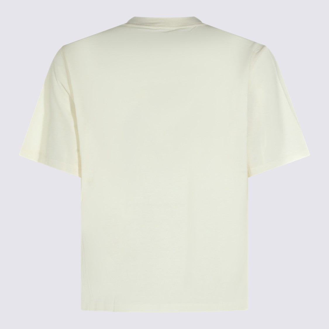 Amiri Short-Sleeved Off-White T-Shirt With Bold Red Lettering