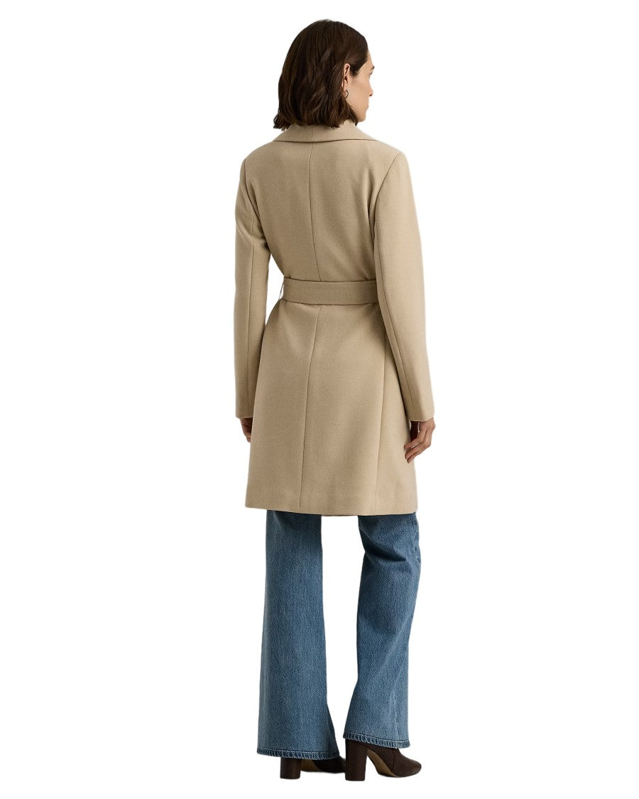 Lauren Ralph Lauren Refined Short-Lined Coat With Draped Collar