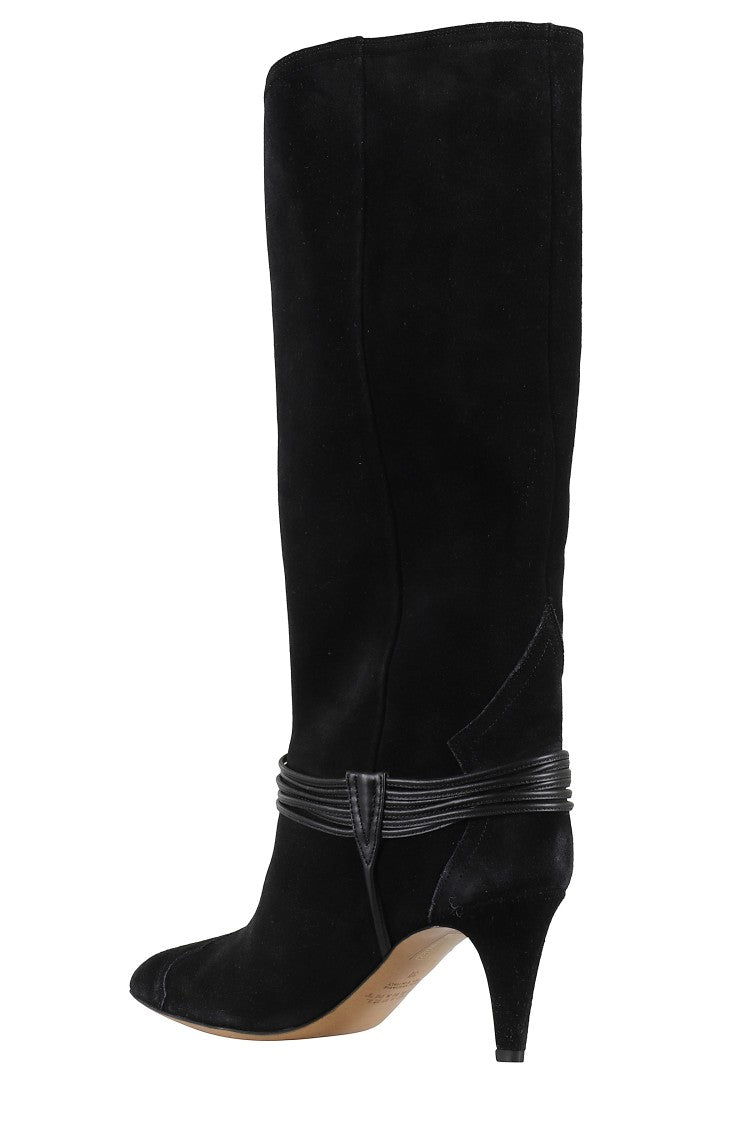 Isabel Marant Lestany Gz Mid-Calf Suede Boot