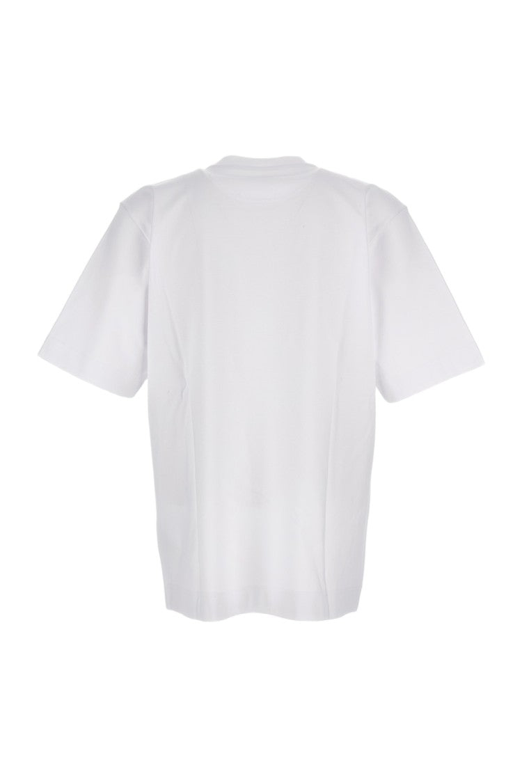 Fendi Crew-Neck T-Shirt With Zip Pocket And Logo Detail