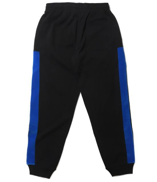 Helmut Lang Relaxed-Fit Jogger Pants With Bold Blue Stripes