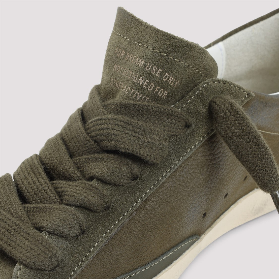 Golden Goose Olive Night Green Cow Leather Superstar Sneakers