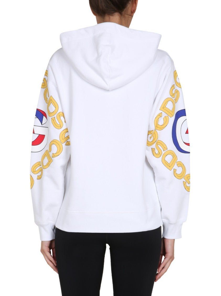 Gcds Relaxed Fit Cotton Hoodie