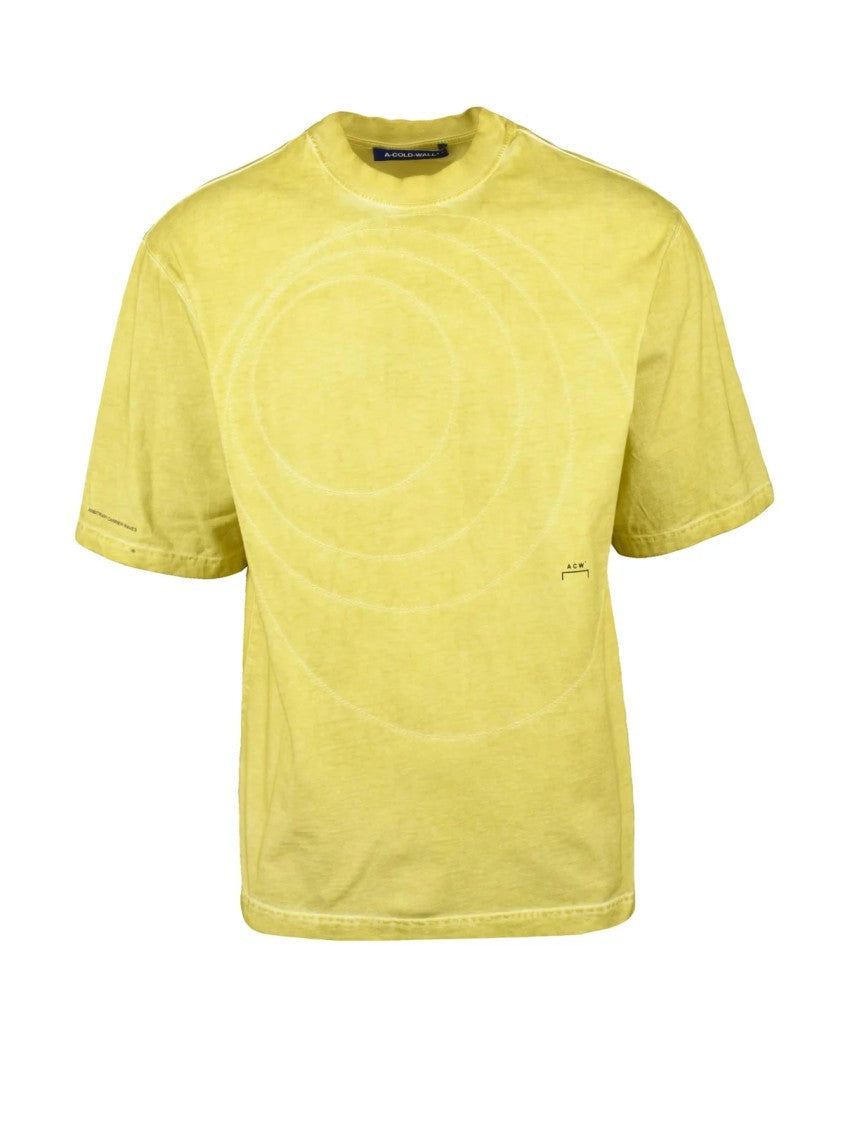 A-Cold-Wall* Yellow Stitch Cotton T-Shirt