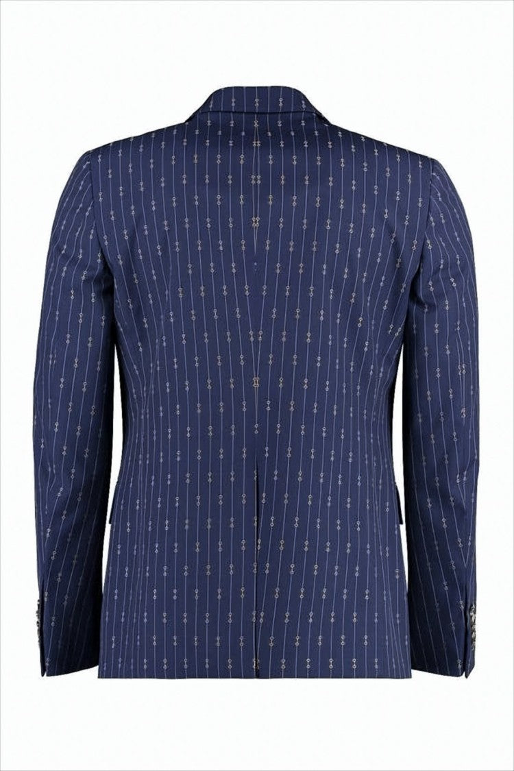 Gucci Deep Blue Tailored Suit Set