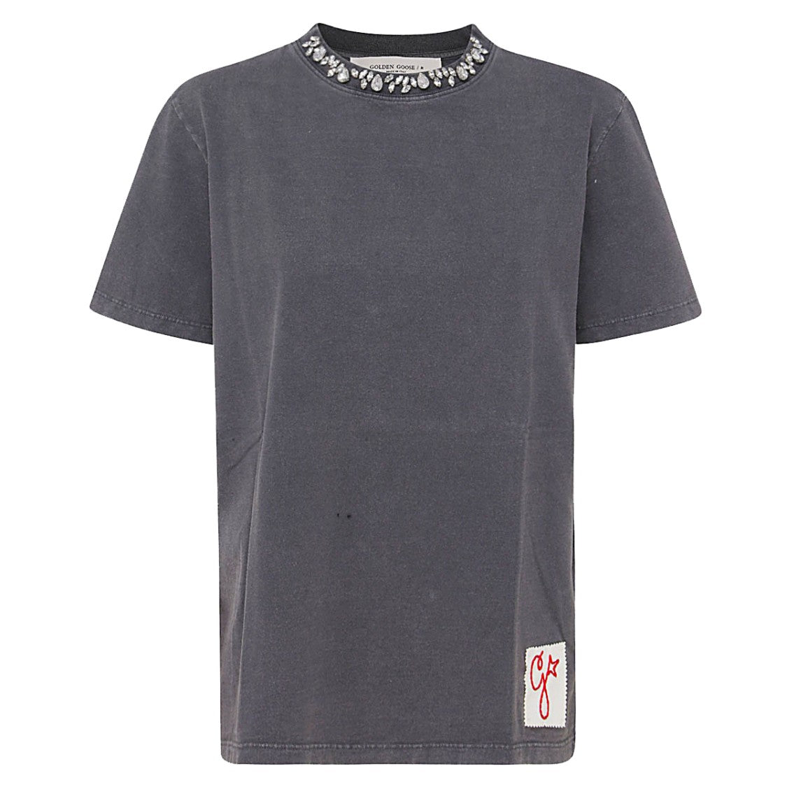 Golden Goose Grey Cotton T-Shirt