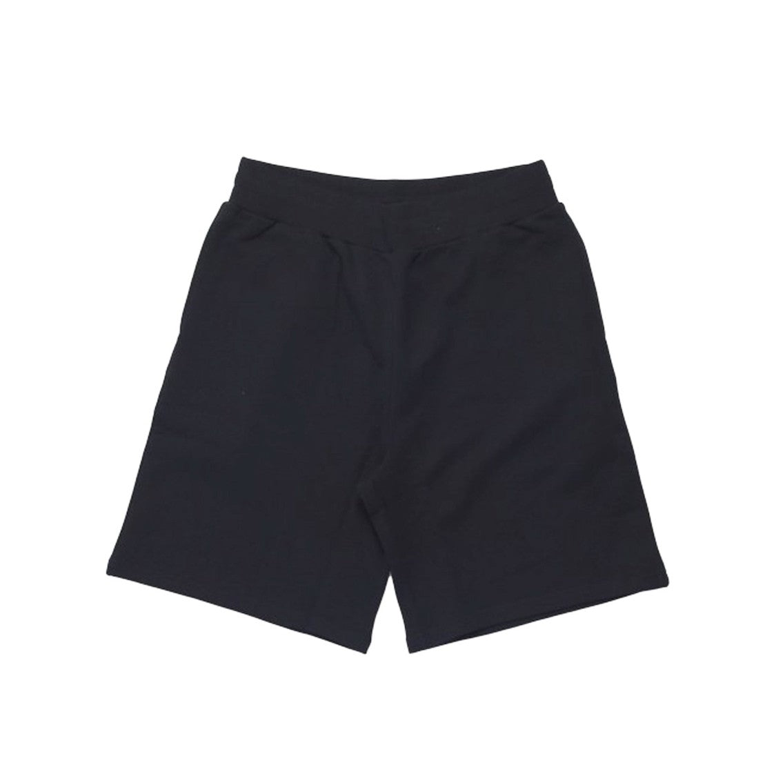 Moschino Black Cotton Shorts With Elasticated Waist