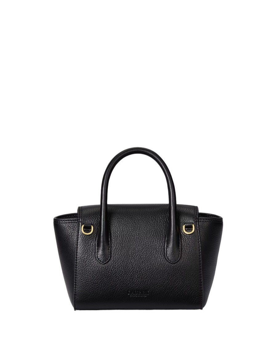 Lauren Ralph Lauren Tanner Small Satchel – Black Leather