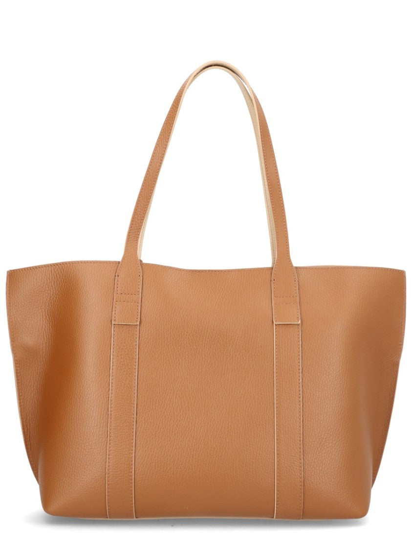 Hogan Hogan Script Textured Calf Leather Handbag Bag