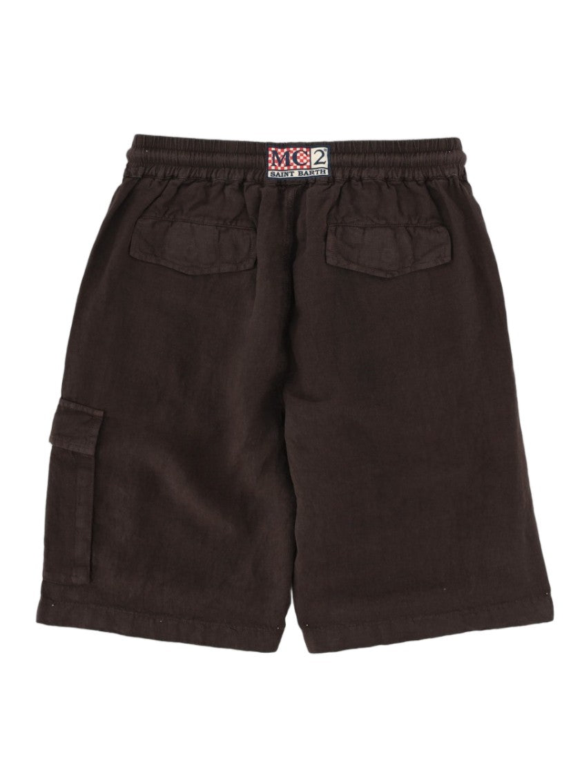 Mc2 Saint Barth Elastic Waistband Cargo Shorts
