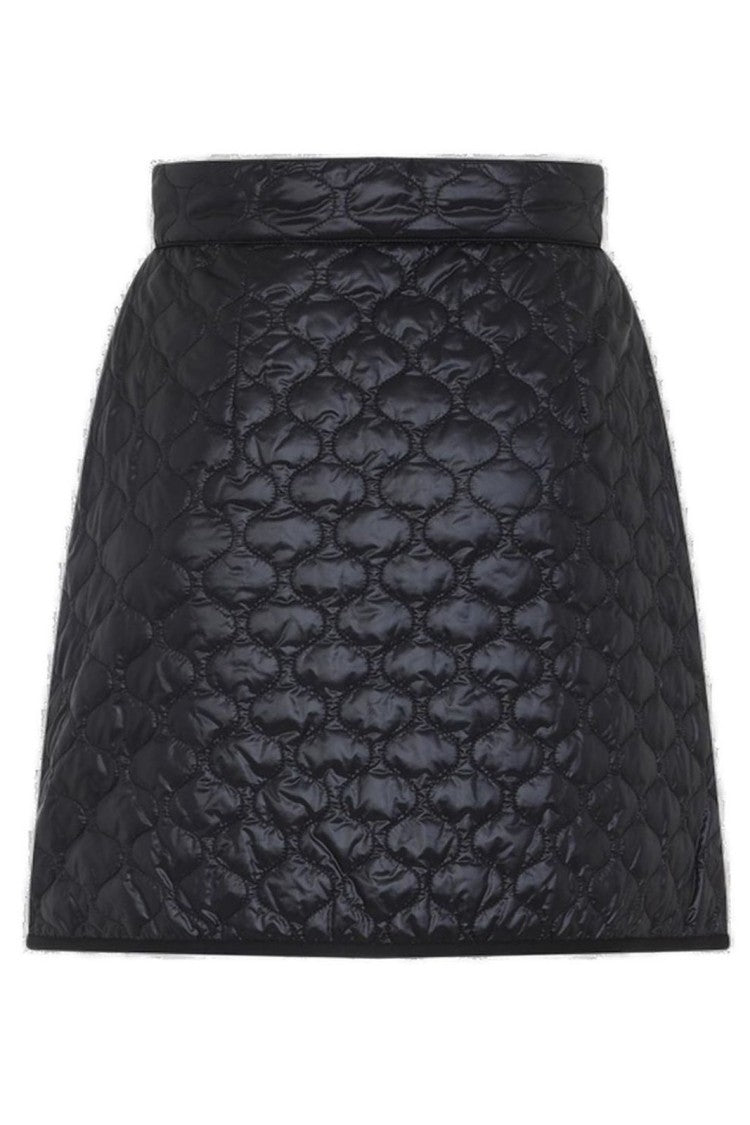 Moncler Classic Black Skirt With Elegant Silhouette