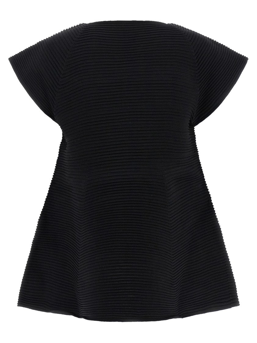 Issey Miyake 'Corrugated Knit' Dress